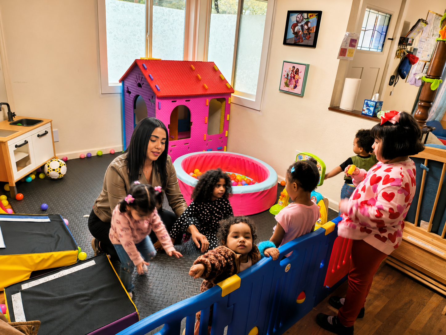 Children enjoying extended care at Big Mama’s Daycare