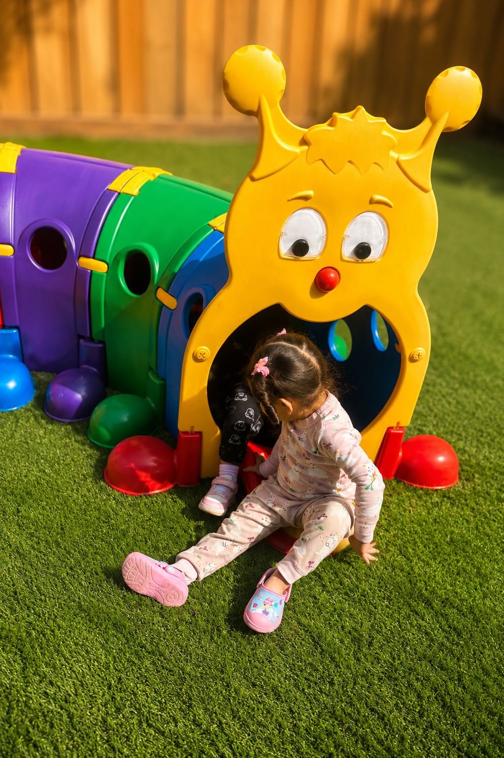 Child enjoying quiet play at daycare